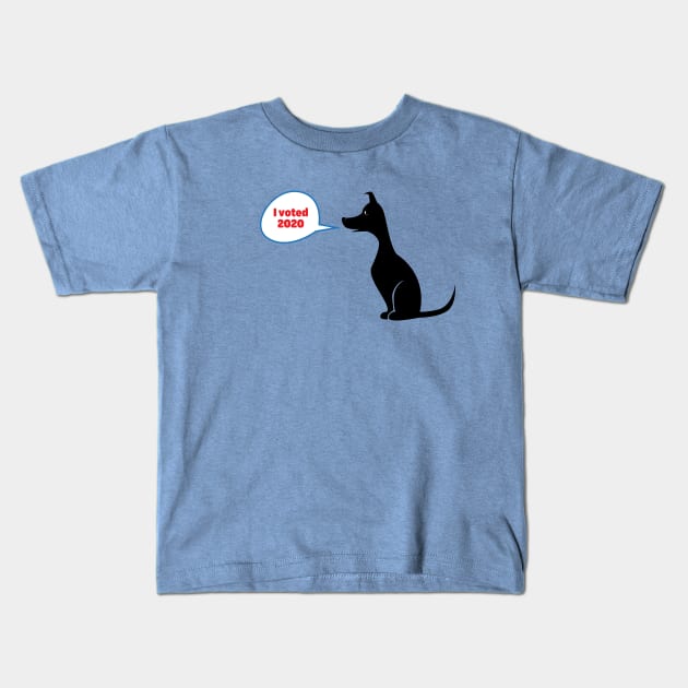 Dog Vote Kids T-Shirt by Sanford Studio